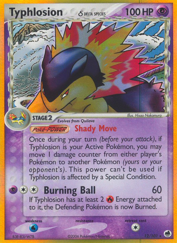 Typhlosion (12/101) (Delta Species) [EX: Dragon Frontiers] | Shuffle n Cut Hobbies & Games