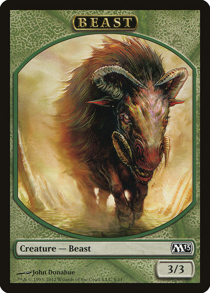 Beast Token [Magic 2013 Tokens] | Shuffle n Cut Hobbies & Games