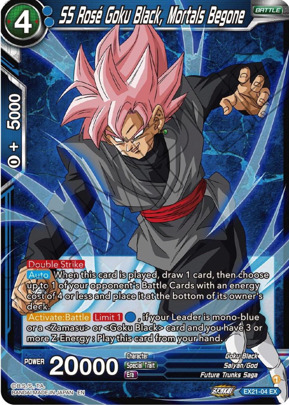 SS Rose Goku Black, Mortals Begone (EX21-04) [5th Anniversary Set] | Shuffle n Cut Hobbies & Games