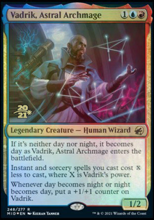 Vadrik, Astral Archmage [Innistrad: Midnight Hunt Prerelease Promos] | Shuffle n Cut Hobbies & Games