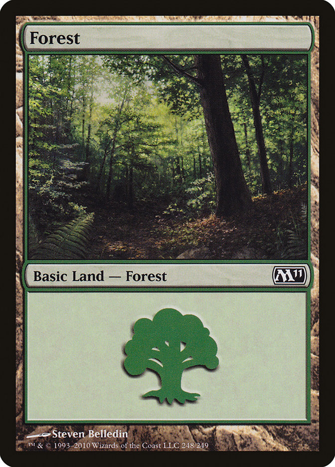 Forest (248) [Magic 2011] | Shuffle n Cut Hobbies & Games