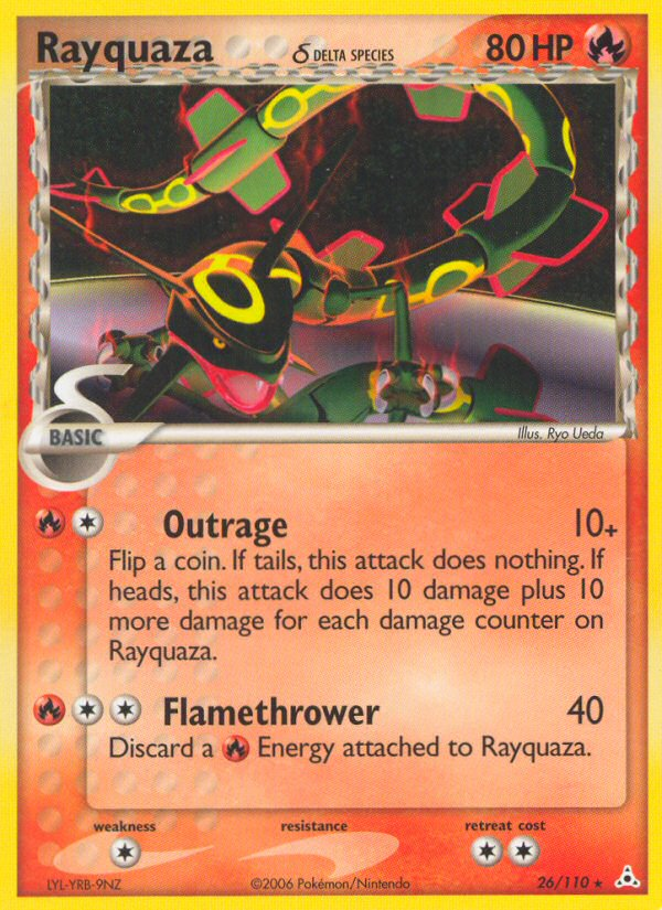 Rayquaza (26/110) (Delta Species) [EX: Holon Phantoms] | Shuffle n Cut Hobbies & Games