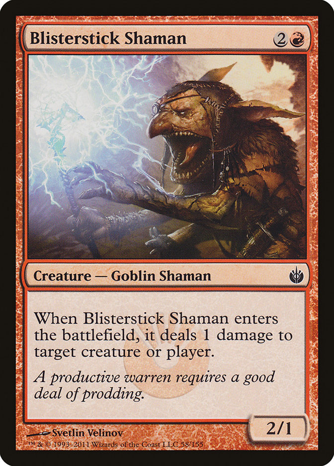 Blisterstick Shaman [Mirrodin Besieged] | Shuffle n Cut Hobbies & Games