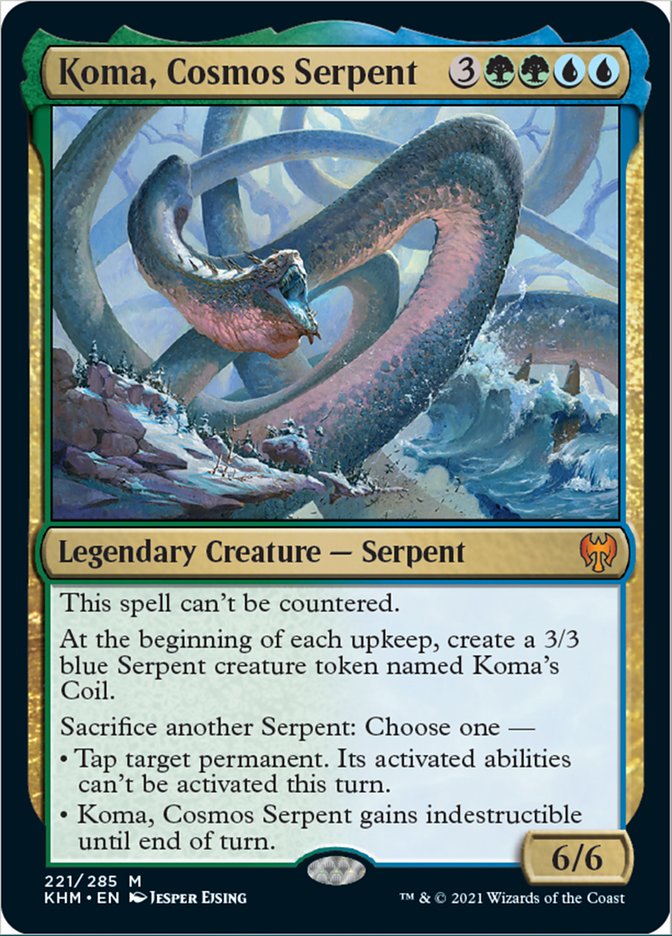 Koma, Cosmos Serpent [Kaldheim] | Shuffle n Cut Hobbies & Games