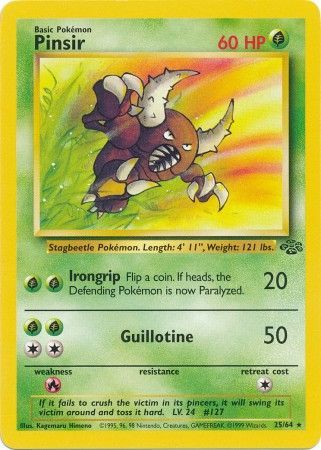 Pinsir (25/64) [Jungle Unlimited] | Shuffle n Cut Hobbies & Games