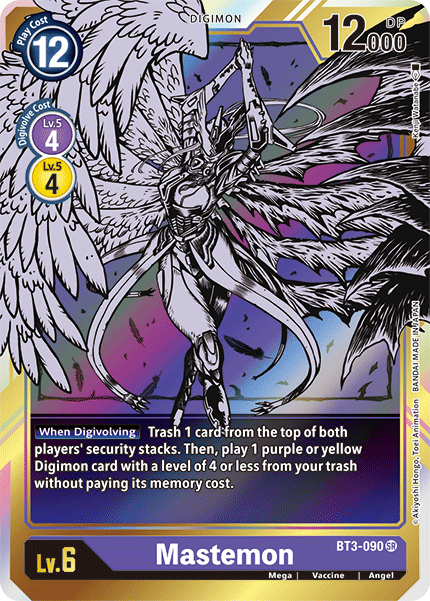 Mastemon [BT3-090] (Alternate Art) [Release Special Booster Ver.1.5] | Shuffle n Cut Hobbies & Games