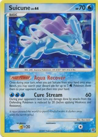 Suicune (19/132) (Cracked Ice Holo) [Diamond & Pearl: Secret Wonders] | Shuffle n Cut Hobbies & Games