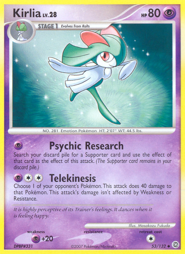 Kirlia (53/132) [Diamond & Pearl: Secret Wonders] | Shuffle n Cut Hobbies & Games