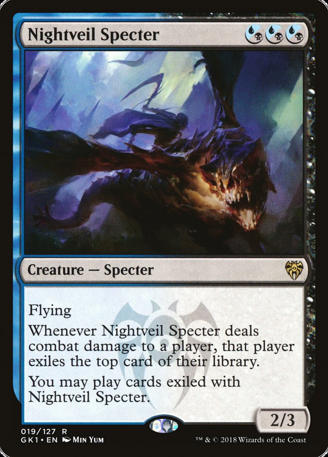 Nightveil Specter [Guilds of Ravnica Guild Kit] | Shuffle n Cut Hobbies & Games