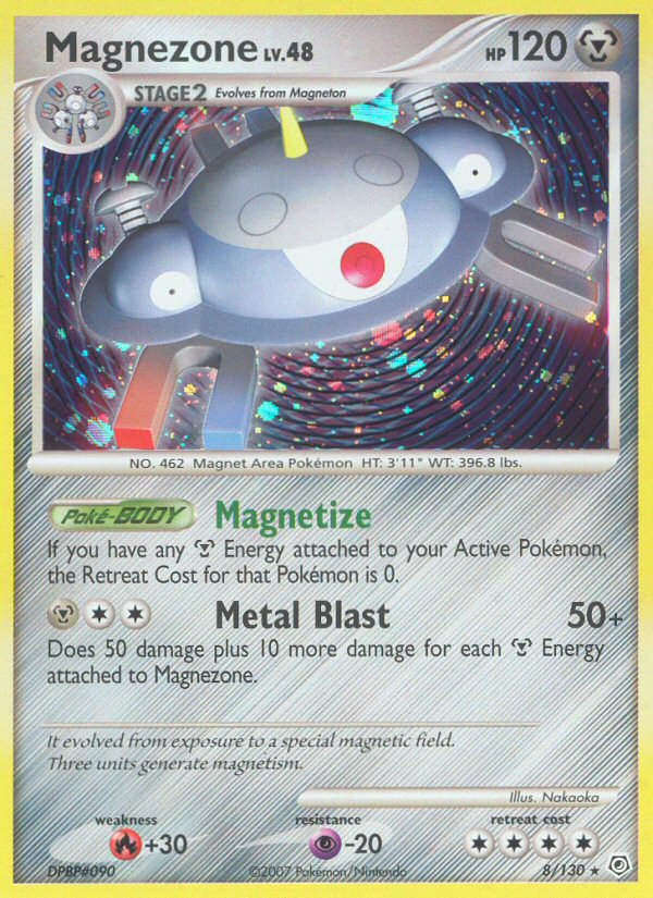 Magnezone (8/130) [Diamond & Pearl: Base Set] | Shuffle n Cut Hobbies & Games