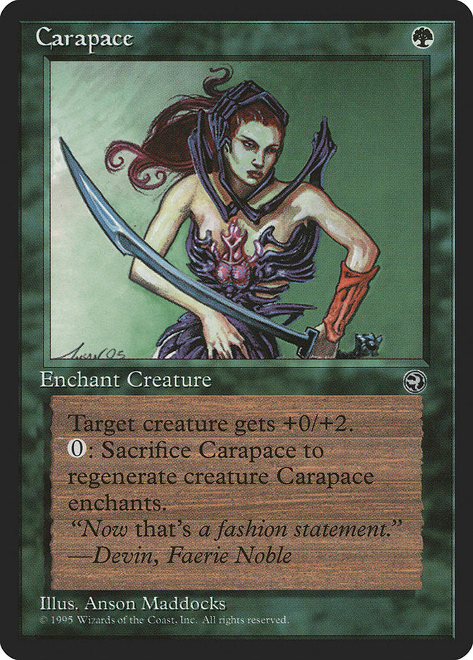 Carapace (Devin Flavor Text) [Homelands] | Shuffle n Cut Hobbies & Games