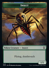 Spider // Insect Double-Sided Token [Commander Legends: Battle for Baldur's Gate Tokens] | Shuffle n Cut Hobbies & Games