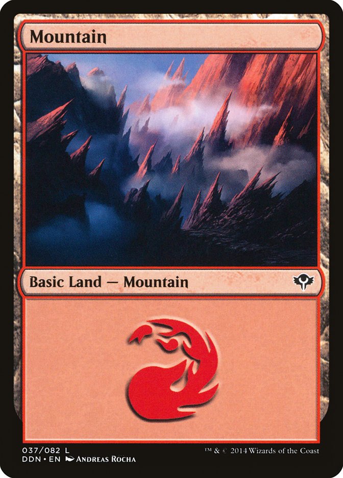 Mountain (37) [Duel Decks: Speed vs. Cunning] | Shuffle n Cut Hobbies & Games