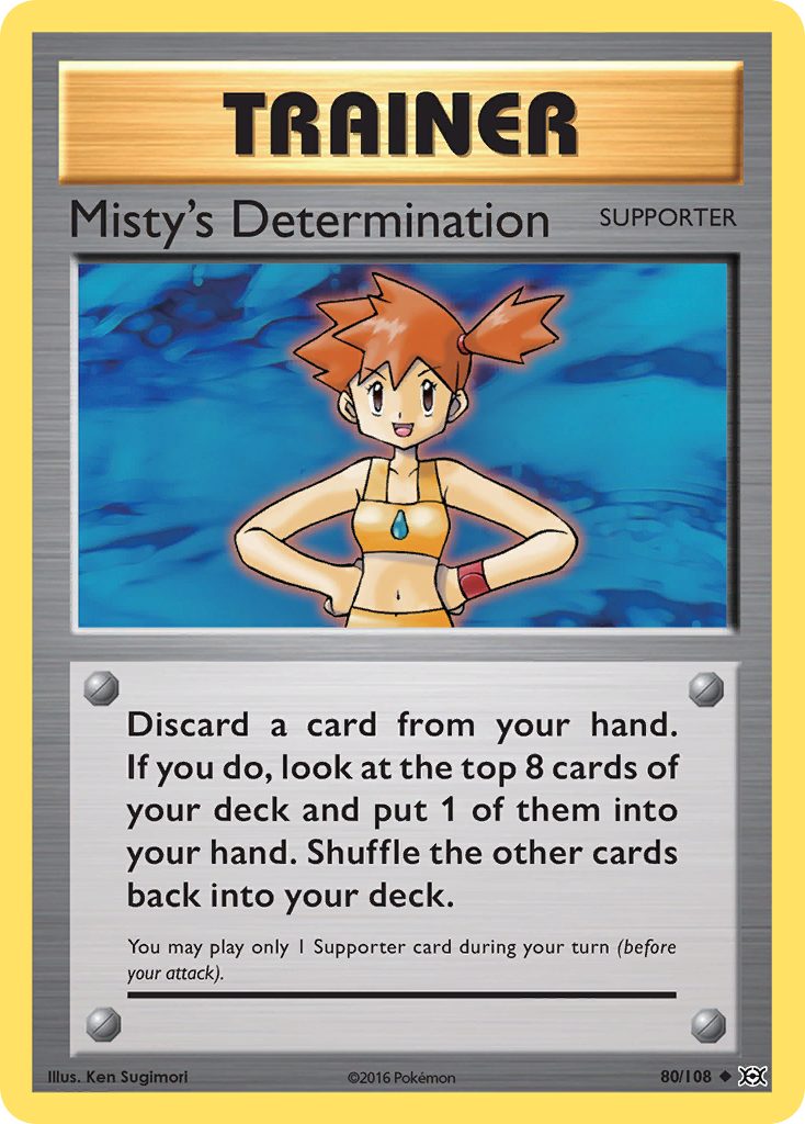 Misty's Determination (80/108) [XY: Evolutions] | Shuffle n Cut Hobbies & Games