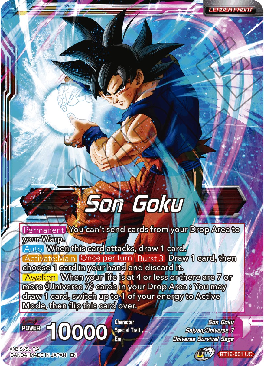 Son Goku // Son Goku, Supreme Warrior (BT16-001) [Realm of the Gods Prerelease Promos] | Shuffle n Cut Hobbies & Games