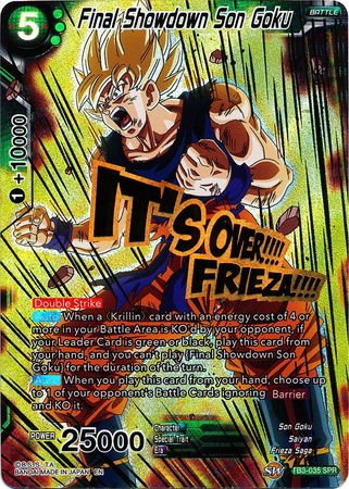 Final Showdown Son Goku (SPR) [TB3-035_SPR] | Shuffle n Cut Hobbies & Games