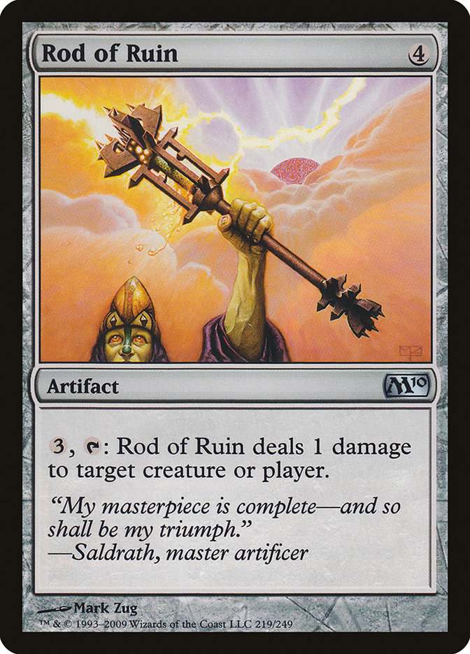 Rod of Ruin [Magic 2010] | Shuffle n Cut Hobbies & Games