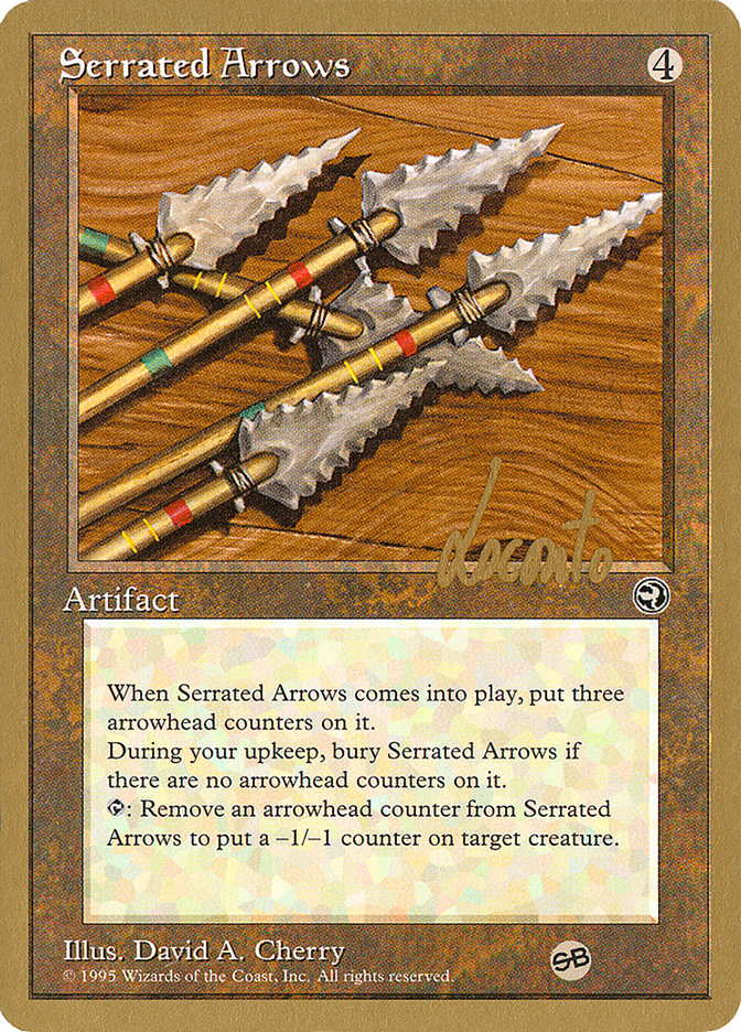 Serrated Arrows (Michael Loconto) (SB) [Pro Tour Collector Set] | Shuffle n Cut Hobbies & Games