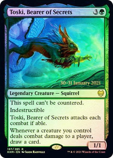 Toski, Bearer of Secrets [Kaldheim Prerelease Promos] | Shuffle n Cut Hobbies & Games