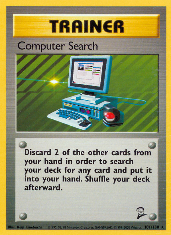 Computer Search (101/130) [Base Set 2] | Shuffle n Cut Hobbies & Games