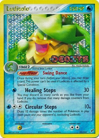 Ludicolo (10/107) (Stamped) [EX: Deoxys] | Shuffle n Cut Hobbies & Games