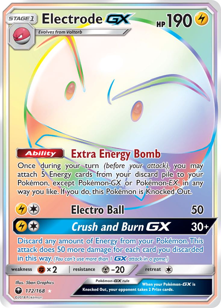 Electrode GX (172/168) [Sun & Moon: Celestial Storm] | Shuffle n Cut Hobbies & Games