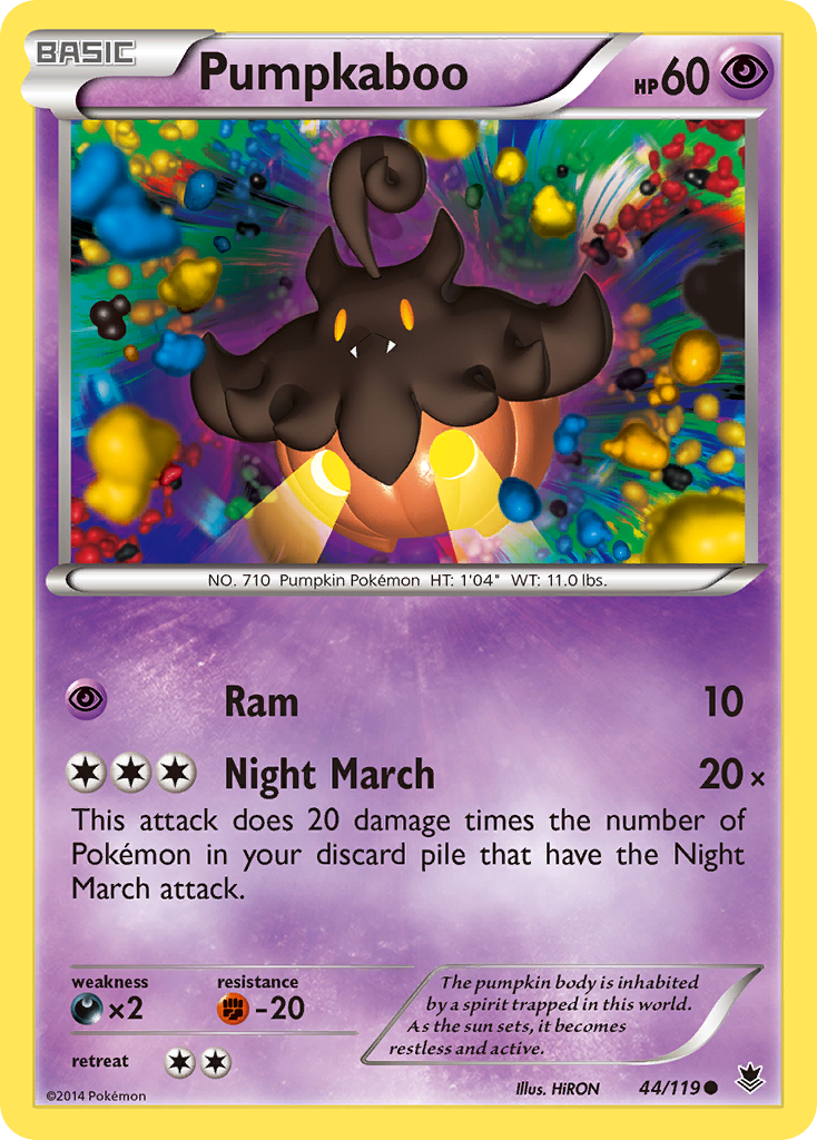 Pumpkaboo (44/119) [XY: Phantom Forces] | Shuffle n Cut Hobbies & Games