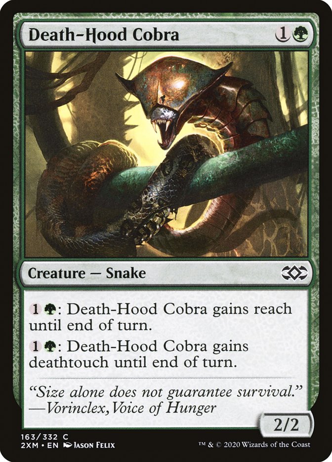 Death-Hood Cobra [Double Masters] | Shuffle n Cut Hobbies & Games