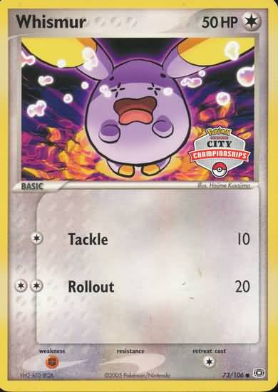 Whismur (73/106) (City Championship) [EX: Emerald] | Shuffle n Cut Hobbies & Games