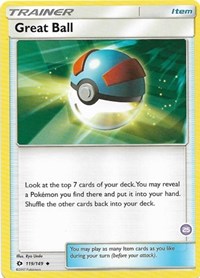 Great Ball (119/149) (Deck Exclusive #25) [Sun & Moon: Trainer Kit - Alolan Sandslash] | Shuffle n Cut Hobbies & Games