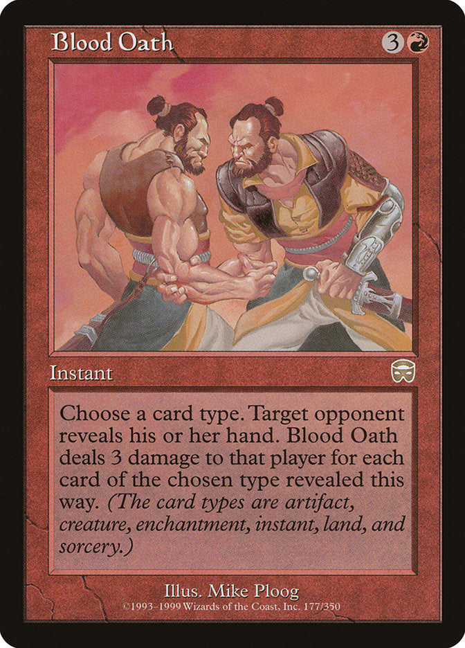 Blood Oath [Mercadian Masques] | Shuffle n Cut Hobbies & Games