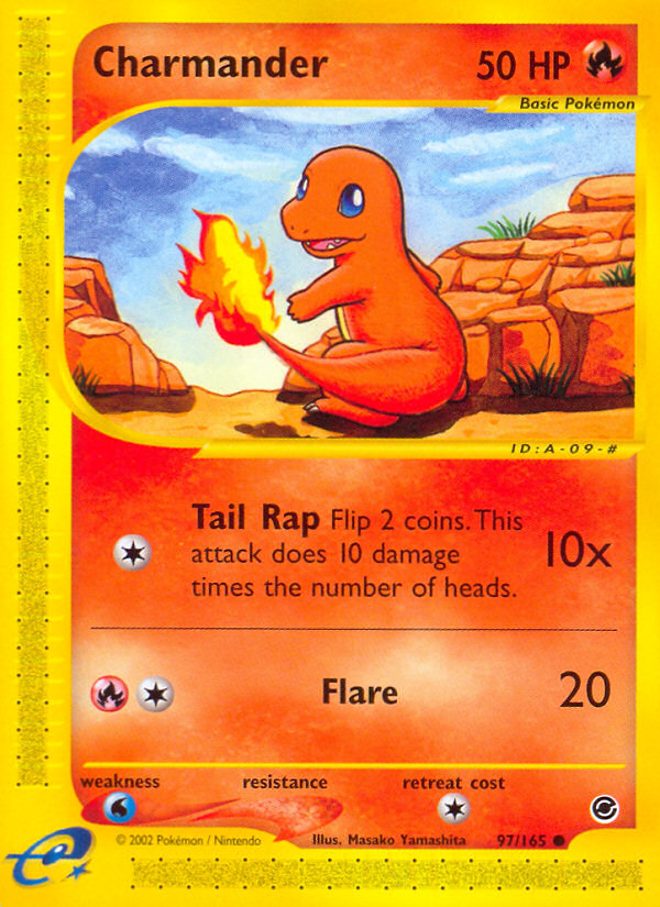 Charmander (97/165) [Expedition: Base Set] | Shuffle n Cut Hobbies & Games