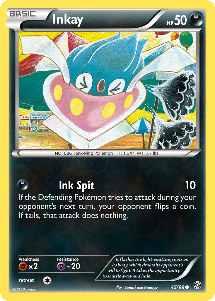 Inkay (45/98) [XY: Ancient Origins] | Shuffle n Cut Hobbies & Games