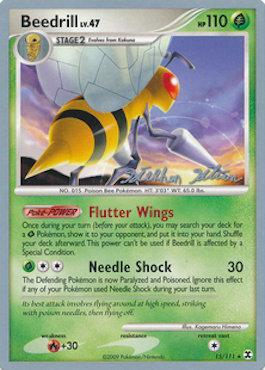 Beedrill LV.47 (15/111) (Luxdrill - Stephen Silvestro) [World Championships 2009] | Shuffle n Cut Hobbies & Games