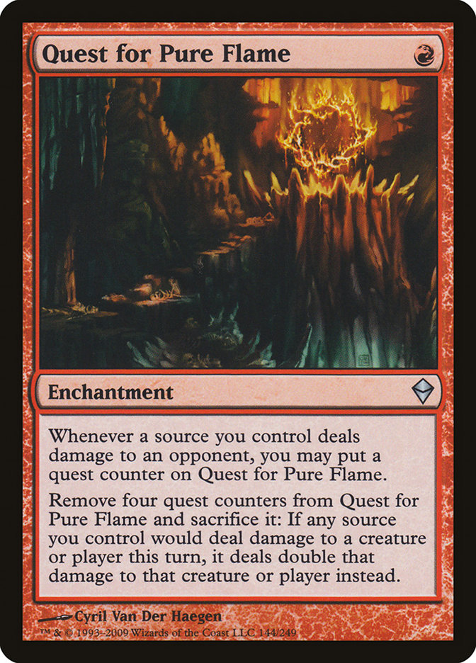 Quest for Pure Flame [Zendikar] | Shuffle n Cut Hobbies & Games