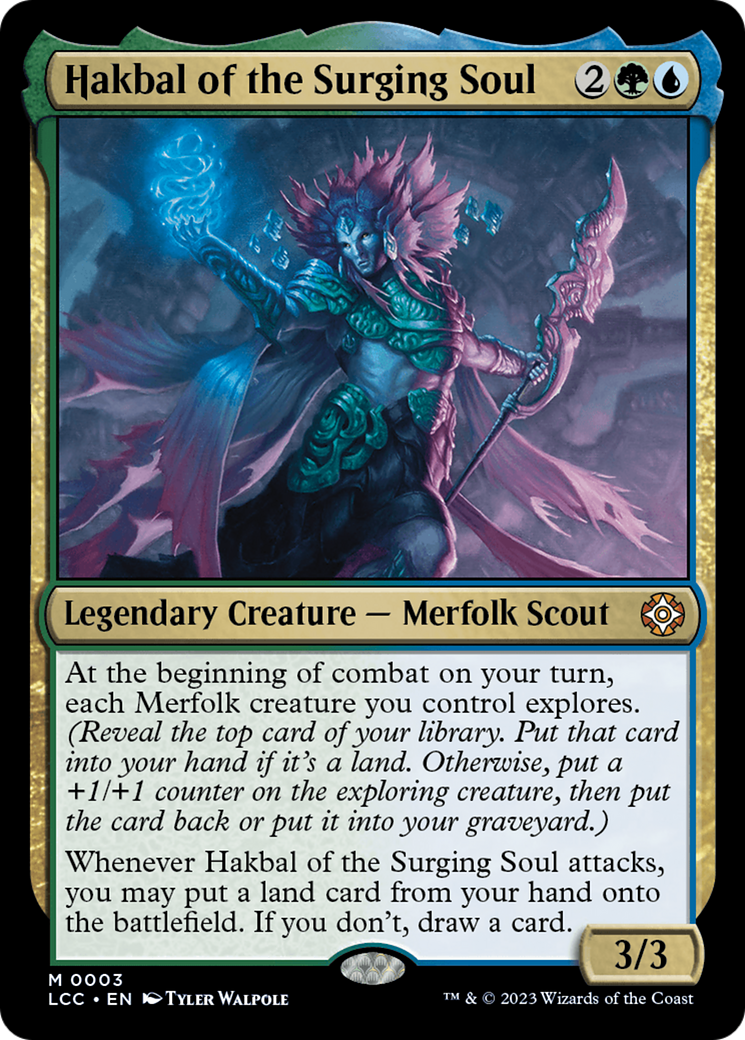 Hakbal of the Surging Soul [The Lost Caverns of Ixalan Commander] | Shuffle n Cut Hobbies & Games