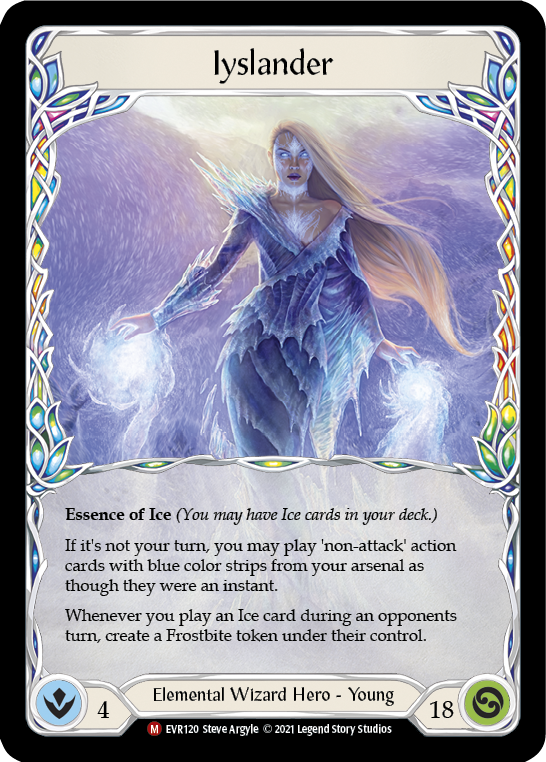 Iyslander [EVR120] (Everfest)  1st Edition Rainbow Foil | Shuffle n Cut Hobbies & Games