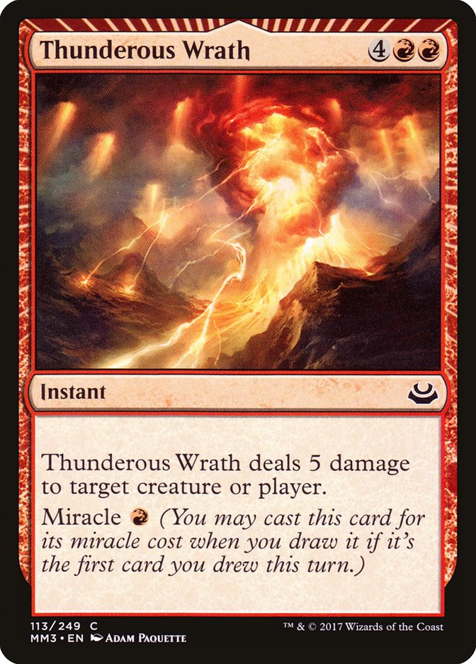 Thunderous Wrath [Modern Masters 2017] | Shuffle n Cut Hobbies & Games