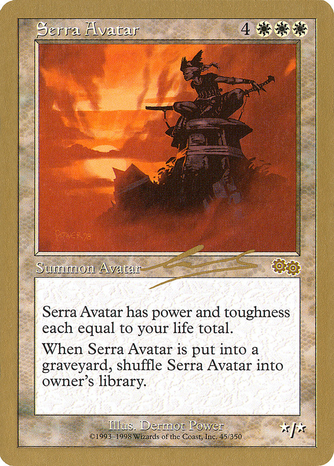 Serra Avatar (Nicolas Labarre) [World Championship Decks 2000] | Shuffle n Cut Hobbies & Games