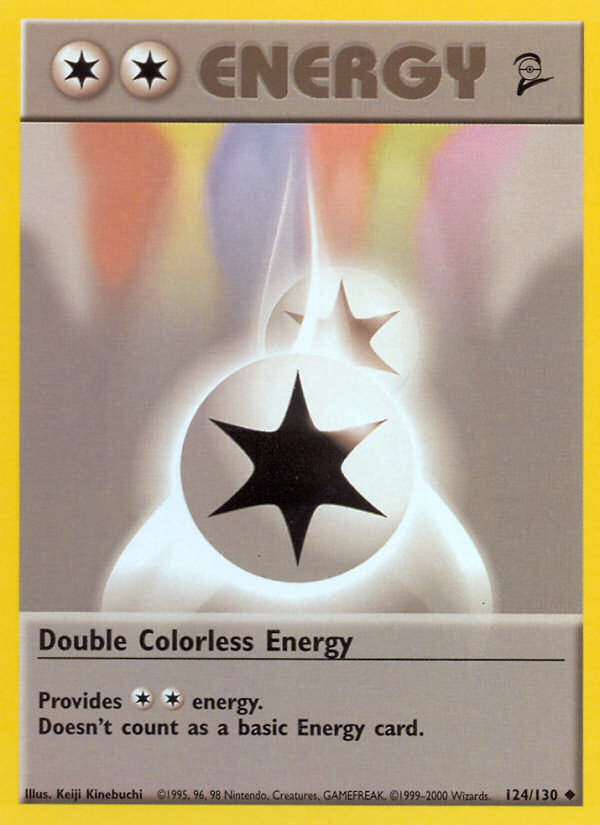 Double Colorless Energy (124/130) [Base Set 2] | Shuffle n Cut Hobbies & Games