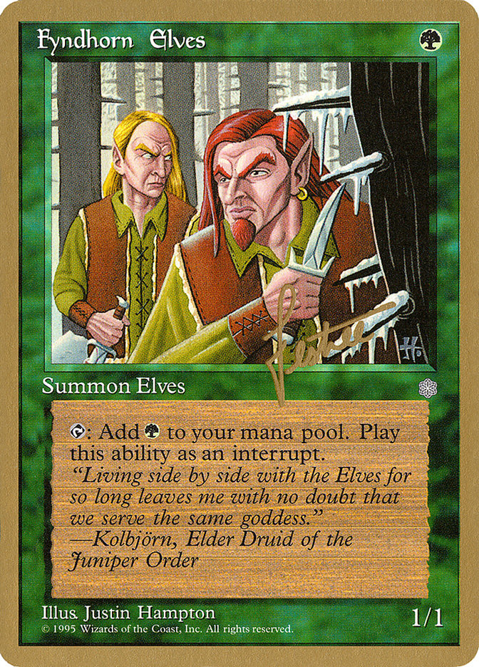 Fyndhorn Elves (Bertrand Lestree) [Pro Tour Collector Set] | Shuffle n Cut Hobbies & Games