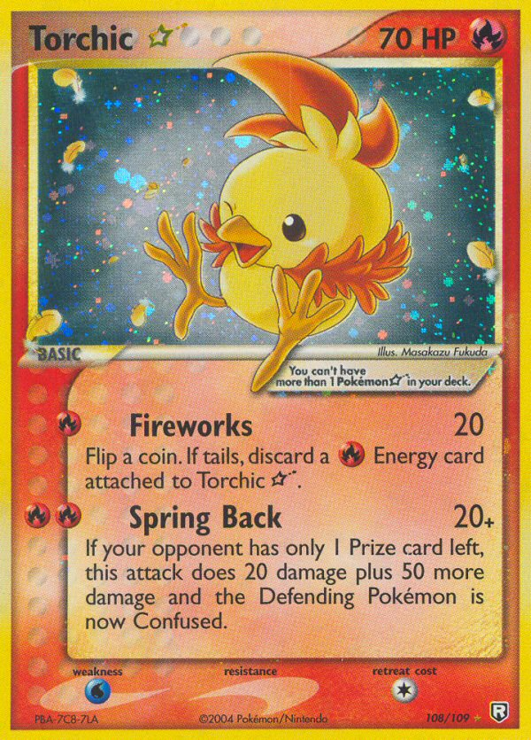 Torchic Star (108/109) [EX: Team Rocket Returns] | Shuffle n Cut Hobbies & Games