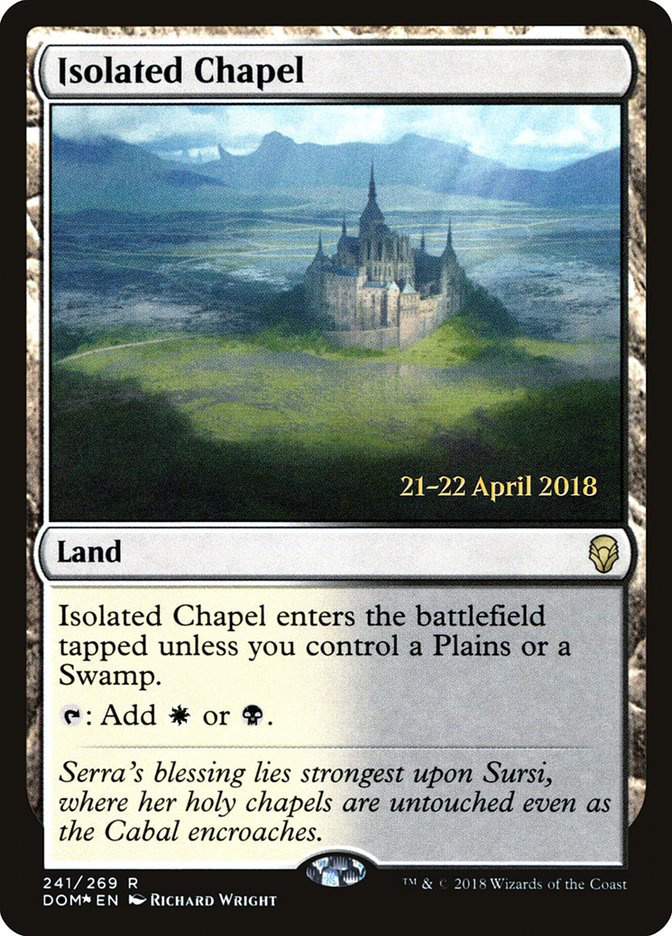 Isolated Chapel [Dominaria Prerelease Promos] | Shuffle n Cut Hobbies & Games