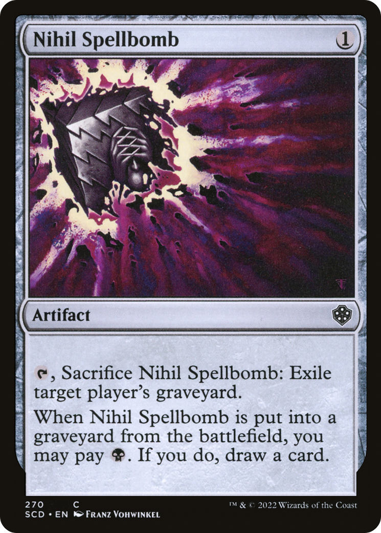 Nihil Spellbomb [Starter Commander Decks] | Shuffle n Cut Hobbies & Games