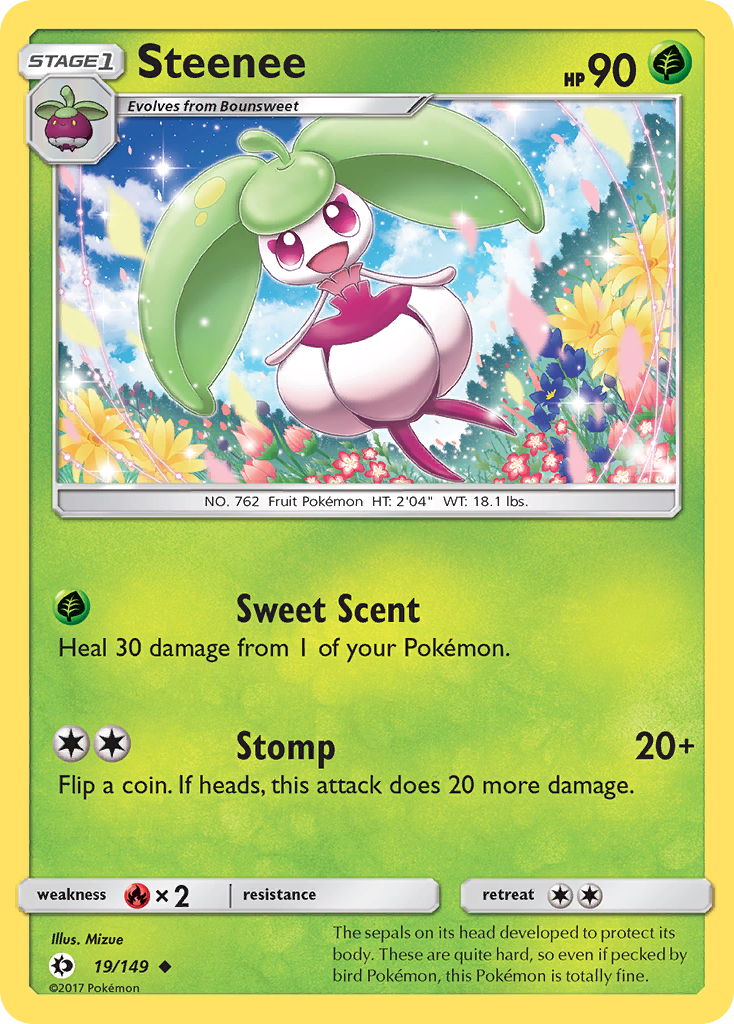 Steenee (19/149) [Sun & Moon: Base Set] | Shuffle n Cut Hobbies & Games