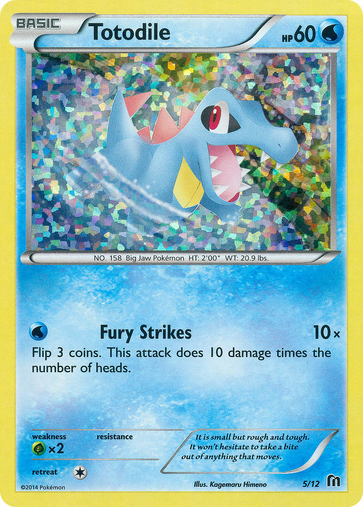 Totodile (5/12) [McDonald's Promos: 2016 Collection] | Shuffle n Cut Hobbies & Games