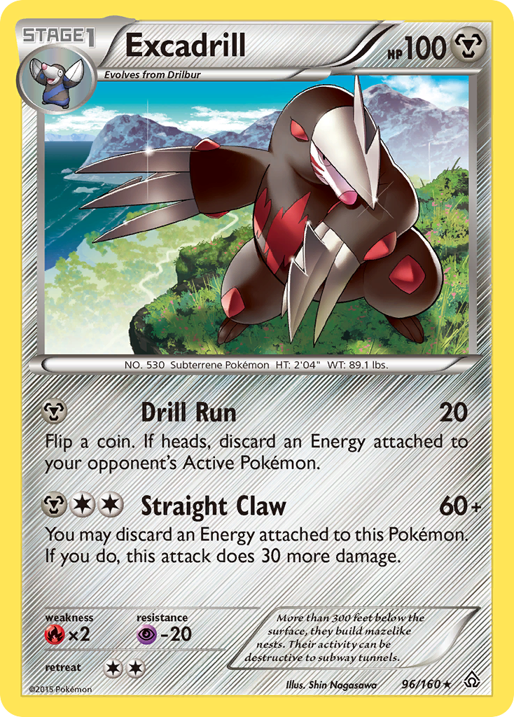 Excadrill (96/160) [XY: Primal Clash] | Shuffle n Cut Hobbies & Games