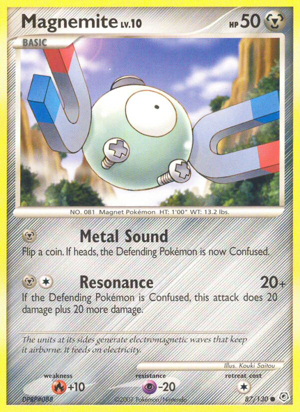 Magnemite (87/130) [Diamond & Pearl: Base Set] | Shuffle n Cut Hobbies & Games