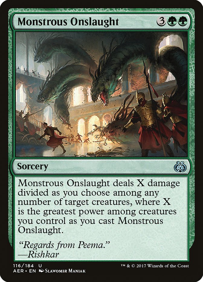 Monstrous Onslaught [Aether Revolt] | Shuffle n Cut Hobbies & Games