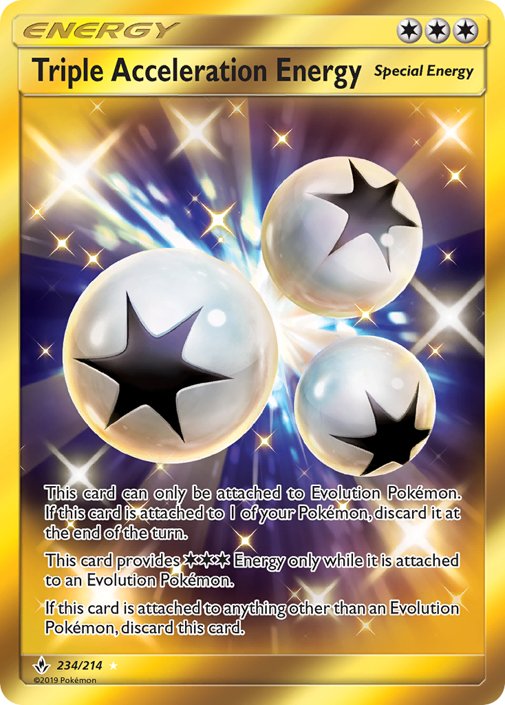 Triple Acceleration Energy (234/214) [Sun & Moon: Unbroken Bonds] | Shuffle n Cut Hobbies & Games